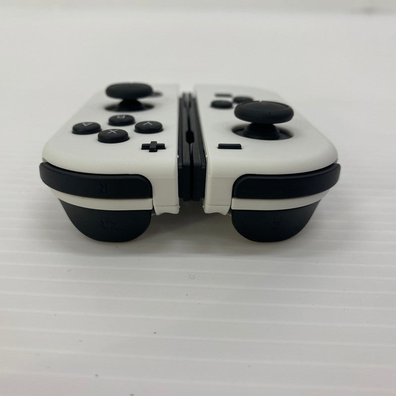 【中古品】 Nintendo Switch(有機ELモデル) ニンテンドースイッチ Joy-Con(L)/(R) ホワイト ゲームハード 家庭用ゲーム機 ゲーム 034-250914-ts-1-tei カラー：ホワイト 万代Net店