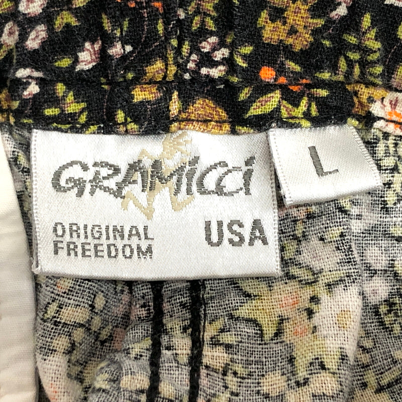【現状渡し品】【メンズ】 GRAMICCI グラミチ FLOWER SHORT PANTS GMP-13S003 フラワー ショートパンツ 花柄 総柄 ボトムス 古着 155-260904-rs-05-fur サイズ：L カラー：マルチカラー 万代Net店