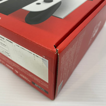 【中古品】 Nintendo Switch(有機ELモデル) ニンテンドースイッチ Joy-Con(L)/(R) ホワイト ゲームハード 家庭用ゲーム機 ゲーム 034-250914-ts-1-tei カラー：ホワイト 万代Net店