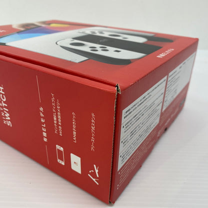 【中古品】 Nintendo Switch(有機ELモデル) ニンテンドースイッチ Joy-Con(L)/(R) ホワイト ゲームハード 家庭用ゲーム機 ゲーム 034-250914-ts-1-tei カラー：ホワイト 万代Net店