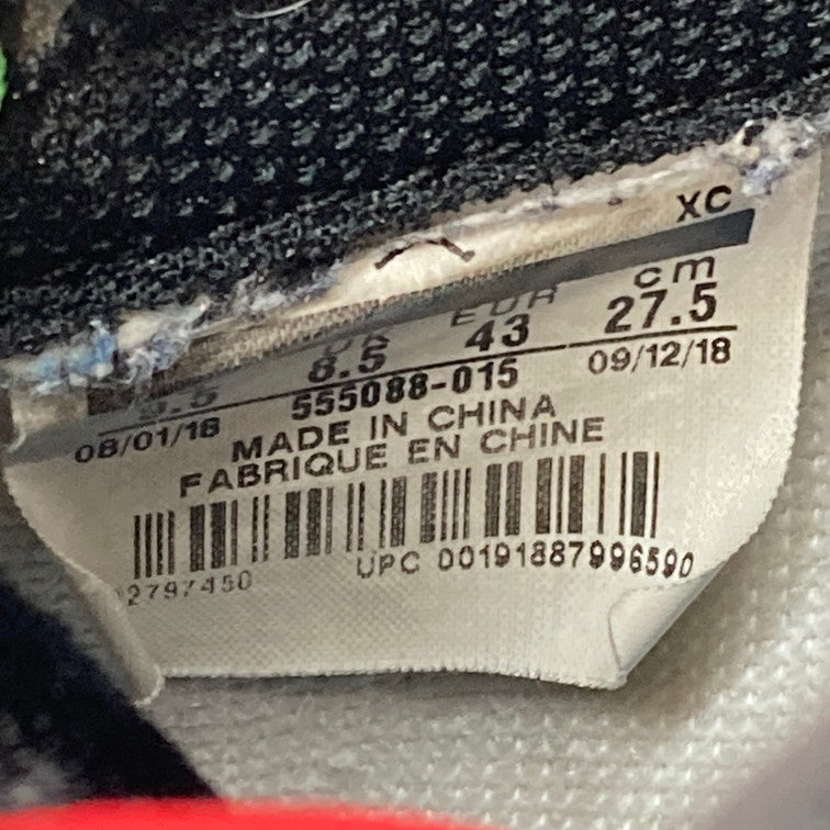 【中古品】【メンズ】 NIKE ナイキ 555088-015 AIR JORDAN 1 RETRO HIGH OG BLACK VARSITY RED-SAIL スニーカー 本体のみ（箱なし） 160-251213-WA-08-iwa サイズ：27.5cm カラー：BLACK/VARSITY RED-SAIL 万代Net店