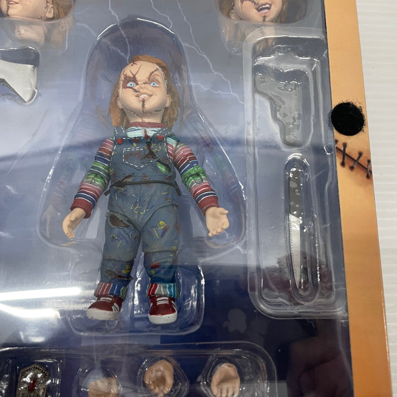 【中古美品】 NECA チャッキーの花嫁 - 7インチ スケール アクションフィギュア - 究極のダメージチャッキー 055-251116-ns-10-tei 万代Net店