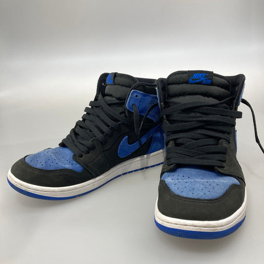 【中古品】【メンズ】 NIKE ナイキ DZ5485-042 AIR JORDAN 1 RETRO HIGH OG BLACK ROYAL BLUE-WHITE スニーカー 本体のみ（箱なし） 160-251213-WA-09-iwa サイズ：27.5cm カラー：ブラック ブルー ホワイト 万代Net店