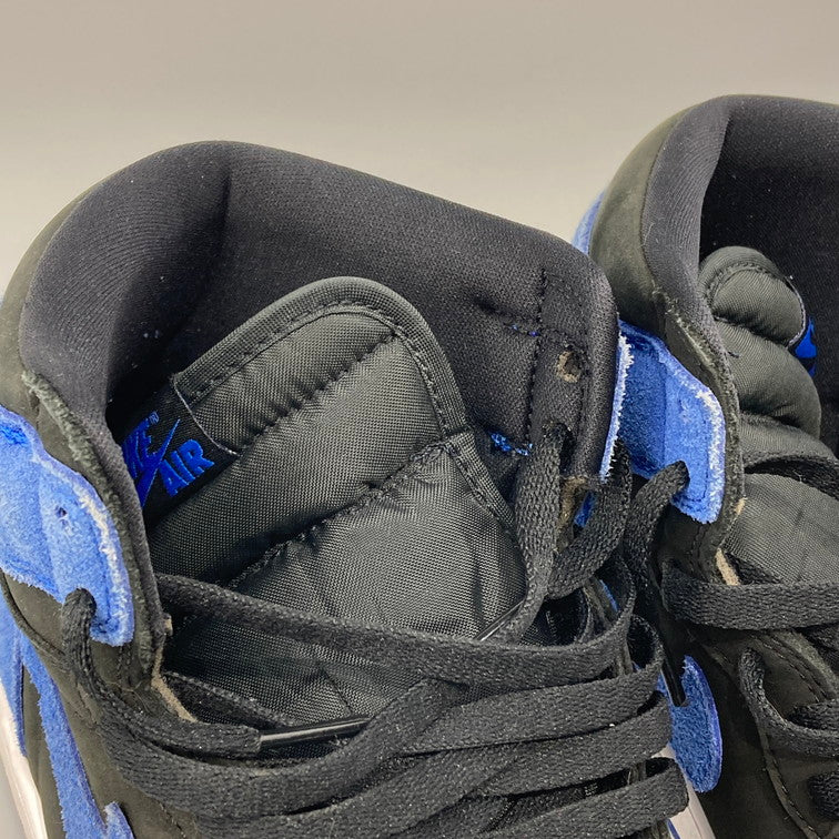 【中古品】【メンズ】 NIKE ナイキ DZ5485-042 AIR JORDAN 1 RETRO HIGH OG BLACK ROYAL BLUE-WHITE スニーカー 本体のみ（箱なし） 160-251213-WA-09-iwa サイズ：27.5cm カラー：ブラック ブルー ホワイト 万代Net店