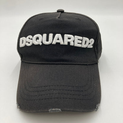 【中古品】【メンズ/レディース】 DSQUARED2 ディースクエアード キャップ 帽子 ベースボールキャップ 185-250303-OR-08-iwa カラー：ブラック 万代Net店