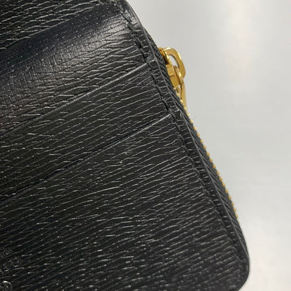 【中古品】【メンズ/レディース】 GUCCI グッチ 772639 MINI WALLET WITH GUCCI SCRIPT ミニ ウォレット グッチ スクリプト 財布 181-260503-kh-12-izu カラー：ブラック 万代Net店