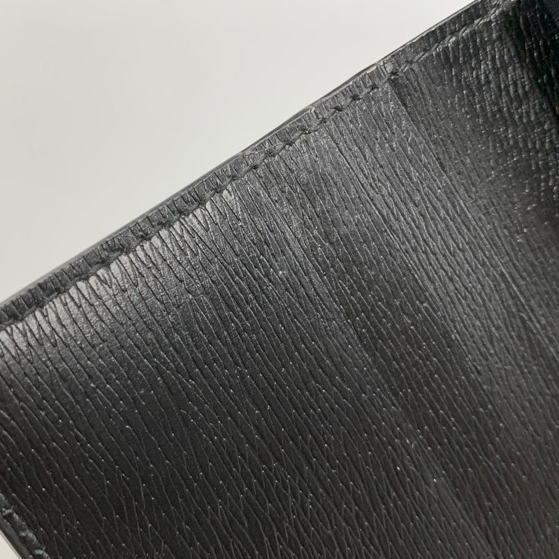 【中古品】【メンズ/レディース】 GUCCI グッチ 772639 MINI WALLET WITH GUCCI SCRIPT ミニ ウォレット グッチ スクリプト 財布 181-260503-kh-12-izu カラー：ブラック 万代Net店