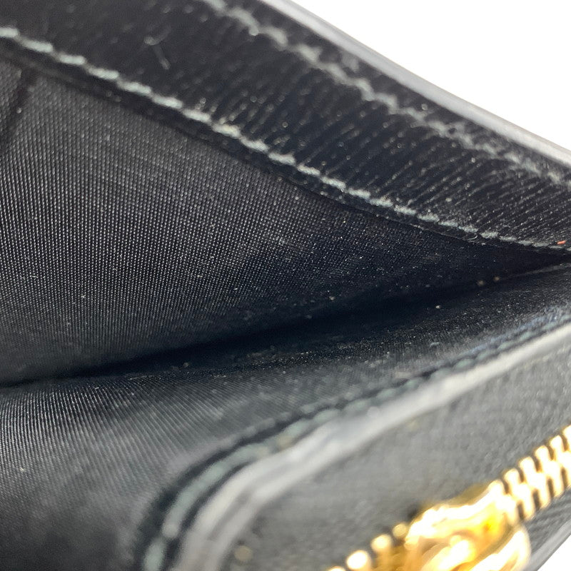 【中古品】【メンズ/レディース】 GUCCI グッチ 772639 MINI WALLET WITH GUCCI SCRIPT ミニ ウォレット グッチ スクリプト 財布 181-260503-kh-12-izu カラー：ブラック 万代Net店