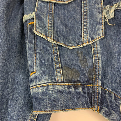 【現状渡し品】【レディース】 AALTO アルート DENIM JACKET デニム ジャケット レディース アウター 169-260322-em-39-min サイズ：32 カラー：インディゴブルー 万代Net店