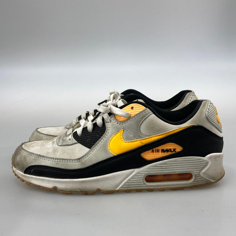 【中古品】【メンズ】 NIKE ナイキ FB9658-101 AIR MAX 90 WHITE PHOTON DUST BLACK LASER ORANGE スニーカー 本体のみ（箱なし） 160-251213-WA-11-iwa サイズ：27.5cm カラー：ホワイト ブラック オレンジ 万代Net店