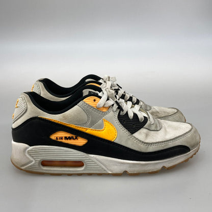 【中古品】【メンズ】 NIKE ナイキ FB9658-101 AIR MAX 90 WHITE PHOTON DUST BLACK LASER ORANGE スニーカー 本体のみ（箱なし） 160-251213-WA-11-iwa サイズ：27.5cm カラー：ホワイト ブラック オレンジ 万代Net店