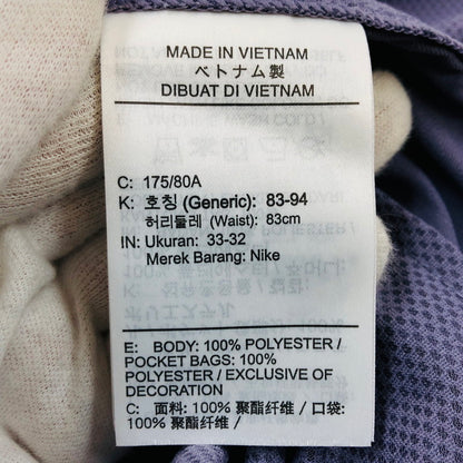 【中古品】【メンズ】 NIKE ナイキ Tour Repel Men's Chino Golf Pants FD5620-509 ツアー リペル メンズ チノ ゴルフパンツ ボトムス 159-251019-hn-04-fur サイズ：33×32 カラー：パープル 万代Net店