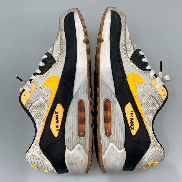 【中古品】【メンズ】 NIKE ナイキ FB9658-101 AIR MAX 90 WHITE PHOTON DUST BLACK LASER ORANGE スニーカー 本体のみ（箱なし） 160-251213-WA-11-iwa サイズ：27.5cm カラー：ホワイト ブラック オレンジ 万代Net店