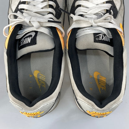 【中古品】【メンズ】 NIKE ナイキ FB9658-101 AIR MAX 90 WHITE PHOTON DUST BLACK LASER ORANGE スニーカー 本体のみ（箱なし） 160-251213-WA-11-iwa サイズ：27.5cm カラー：ホワイト ブラック オレンジ 万代Net店