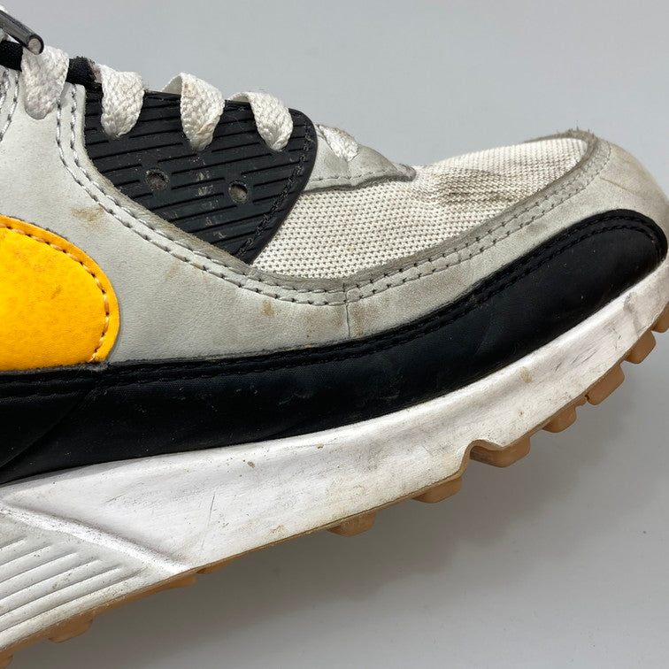 【中古品】【メンズ】 NIKE ナイキ FB9658-101 AIR MAX 90 WHITE PHOTON DUST BLACK LASER ORANGE スニーカー 本体のみ（箱なし） 160-251213-WA-11-iwa サイズ：27.5cm カラー：ホワイト ブラック オレンジ 万代Net店
