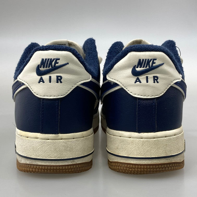 【中古品】【メンズ】 NIKE ナイキ DQ7659-101 AIR FORCE 1 07 LV8 SAIL スニーカー 本体のみ（箱なし） 160-251214-WA-01-iwa サイズ：26.5cm カラー：ネイビー ホワイト系 万代Net店