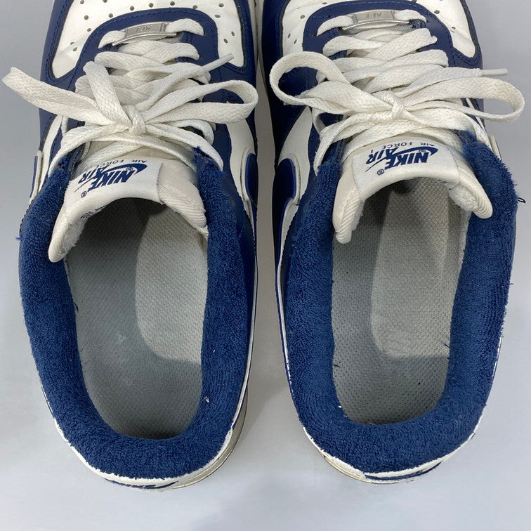 【中古品】【メンズ】 NIKE ナイキ DQ7659-101 AIR FORCE 1 07 LV8 SAIL スニーカー 本体のみ（箱なし） 160-251214-WA-01-iwa サイズ：26.5cm カラー：ネイビー ホワイト系 万代Net店