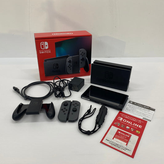 【中古品】 Nintendo Switch (2022モデル) ニンテンドースイッチ Joy-Con(L)/(R) ホワイト ゲームハード 家庭用ゲーム機 ゲーム 034-250914-ts-4-tei カラー：グレー 万代Net店
