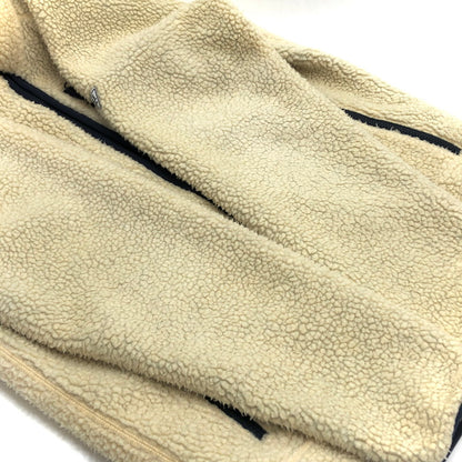 【現状渡し品】【メンズ】 EDWIN エドウィン FLEECE JACKET ET5797-118 ボアジャケット フリースジャケット アウター 145-260323-rs-04-fur サイズ：L カラー：アイボリー系/ネイビー 万代Net店