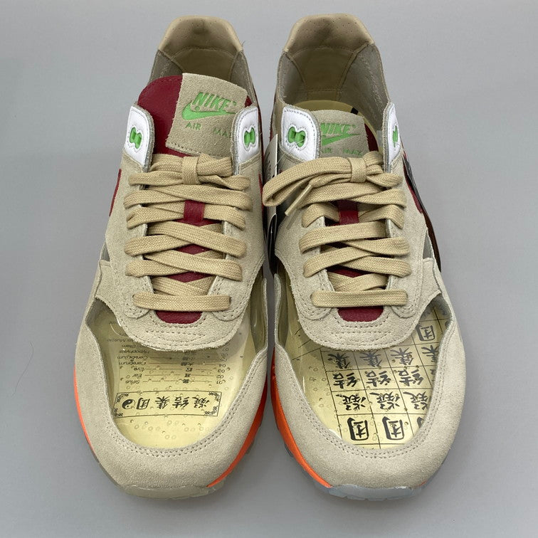 【中古美品】【メンズ】 NIKE ナイキ DD1870-100 AIR MAX1 CLOT スニーカー 160-251214-WA-02-iwa サイズ：29cm カラー：NET/DEEP RED-ORANGE BLAZE 万代Net店