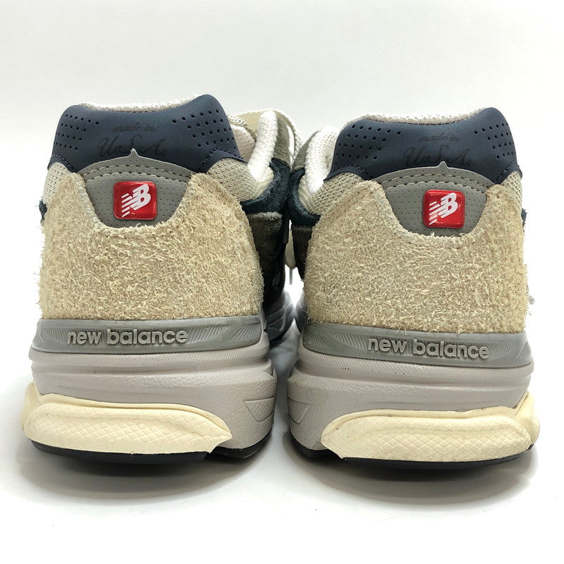 【中古品】【メンズ】 NEW BALANCE ニューバランス USA M990TO3 990V3 スニーカー シューズ 靴 162-260519-rs-03-fur サイズ：29.0cm US11 カラー：ベージュ/オリーブ系 万代Net店