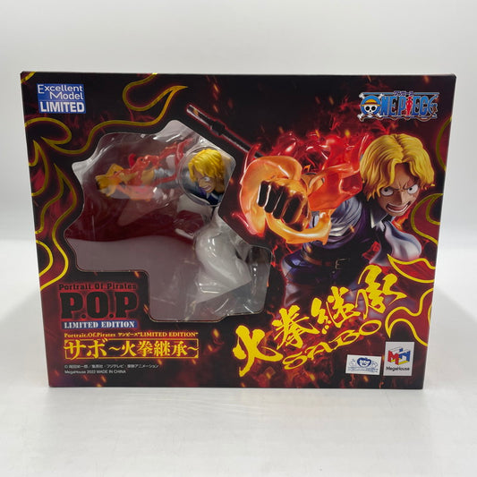 【中古美品】 Portrait.Of.Piratesワンピース “LIMITED EDITION” サボ ～火拳継承～ 完成品フィギュア 047-251119-ns-9-tei 万代Net店