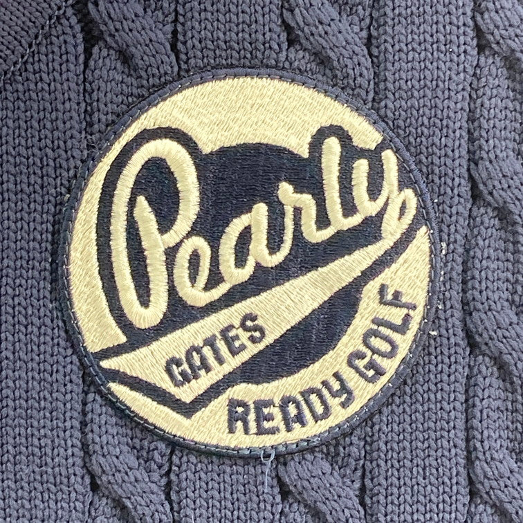 【中古品】【メンズ】 PEARLY GATES パーリーゲイツ 053-173103 ニットベスト 147-260322-WA-03-iwa サイズ：5 カラー：ネイビー 万代Net店
