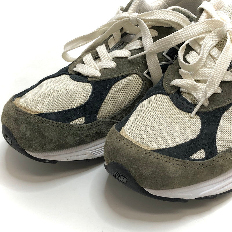 【中古品】【メンズ】 NEW BALANCE ニューバランス USA M990TO3 990V3 スニーカー シューズ 靴 162-260519-rs-03-fur サイズ：29.0cm US11 カラー：ベージュ/オリーブ系 万代Net店