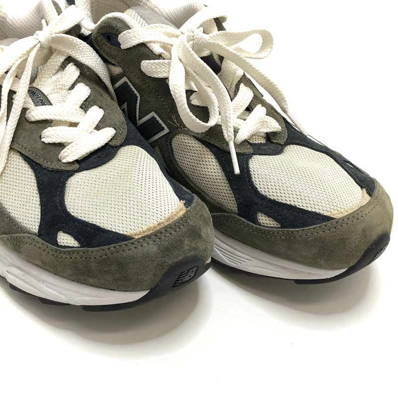 【中古品】【メンズ】 NEW BALANCE ニューバランス USA M990TO3 990V3 スニーカー シューズ 靴 162-260519-rs-03-fur サイズ：29.0cm US11 カラー：ベージュ/オリーブ系 万代Net店