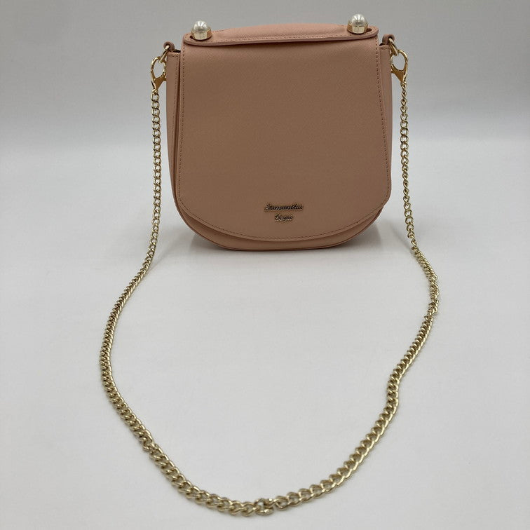【中古品】【レディース】 Samantha Vega サマンサベガ ミニチェーンバッグ ショルダーバッグ ハンドバッグ 188-251221-SY-08-iwa カラー：キャメル/ゴールド系 万代Net店