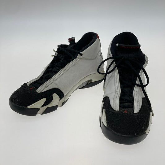 【中古品】【メンズ】 NIKE ナイキ 487471-102 AIR JORDAN 14 RETRO 靴 スニーカー 箱無し 160-250831-NS-03-iwa サイズ：29cm カラー：WHITE BLACK-VARSITY RED 万代Net店