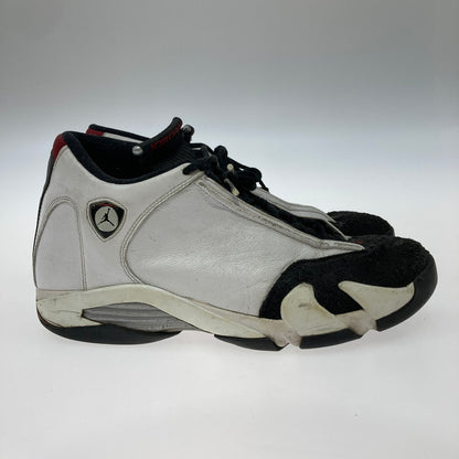 【中古品】【メンズ】 NIKE ナイキ 487471-102 AIR JORDAN 14 RETRO 靴 スニーカー 箱無し 160-250831-NS-03-iwa サイズ：29cm カラー：WHITE BLACK-VARSITY RED 万代Net店