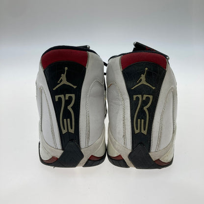 【中古品】【メンズ】 NIKE ナイキ 487471-102 AIR JORDAN 14 RETRO 靴 スニーカー 箱無し 160-250831-NS-03-iwa サイズ：29cm カラー：WHITE BLACK-VARSITY RED 万代Net店