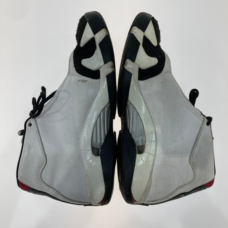 【中古品】【メンズ】 NIKE ナイキ 487471-102 AIR JORDAN 14 RETRO 靴 スニーカー 箱無し 160-250831-NS-03-iwa サイズ：29cm カラー：WHITE BLACK-VARSITY RED 万代Net店