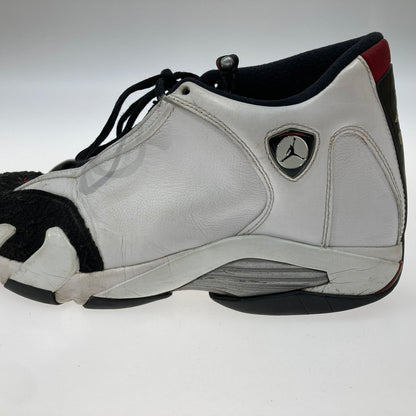 【中古品】【メンズ】 NIKE ナイキ 487471-102 AIR JORDAN 14 RETRO 靴 スニーカー 箱無し 160-250831-NS-03-iwa サイズ：29cm カラー：WHITE BLACK-VARSITY RED 万代Net店