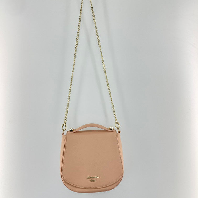 【中古品】【レディース】 Samantha Vega サマンサベガ ミニチェーンバッグ ショルダーバッグ ハンドバッグ 188-251221-SY-08-iwa カラー：キャメル/ゴールド系 万代Net店