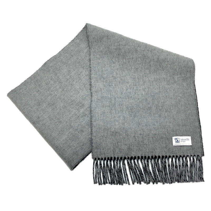 【中古品】【メンズ/レディース】 Johnstons ジョンストンズ カシミヤ マフラー ストール アクセサリー 187-251020-rs-05-fur カラー：グレー 万代Net店