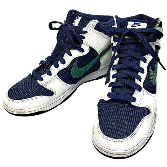 【中古品】【メンズ】 NIKE ナイキ ダンク ハイ プレミアム エンベデッド スニーカー シューズ 靴 160-251210-yu-01-fur サイズ：28cm カラー：カレッジ ネイビー/ノーブル グリーン 万代Net店