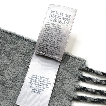 【中古品】【メンズ/レディース】 Johnstons ジョンストンズ カシミヤ マフラー ストール アクセサリー 187-251020-rs-05-fur カラー：グレー 万代Net店