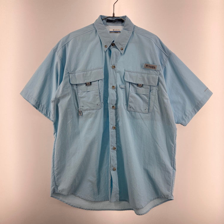 【中古品】【メンズ】 Columbia コロンビア PFG フィッシングシャツ 144-260322-WA-07-iwa カラー：ライトブルー 万代Net店