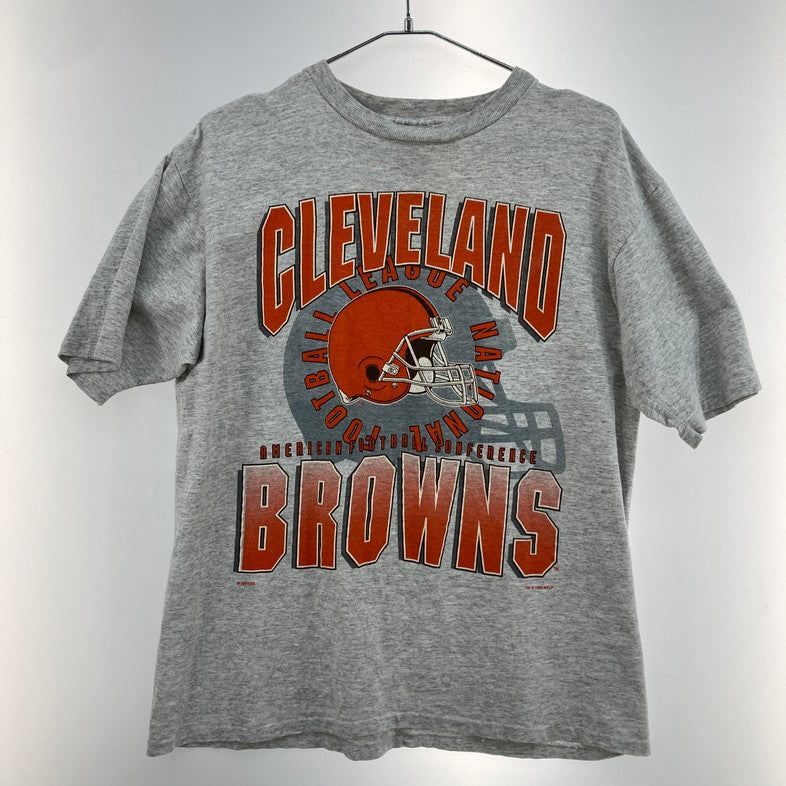 【中古品】【メンズ】 CLEVELAND BROWNS USA製 アメフト 半袖Tシャツ トップス 147-250831-NS-06-iwa サイズ：L カラー：グレー 万代Net店