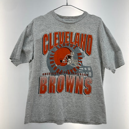 【中古品】【メンズ】 CLEVELAND BROWNS USA製 アメフト 半袖Tシャツ トップス 147-250831-NS-06-iwa サイズ：L カラー：グレー 万代Net店