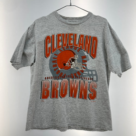 【中古品】【メンズ】 CLEVELAND BROWNS USA製 アメフト 半袖Tシャツ トップス 147-250831-NS-06-iwa サイズ：L カラー：グレー 万代Net店