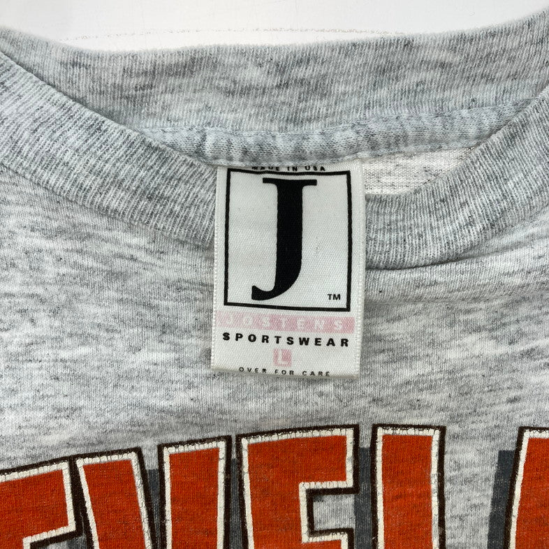 【中古品】【メンズ】 CLEVELAND BROWNS USA製 アメフト 半袖Tシャツ トップス 147-250831-NS-06-iwa サイズ：L カラー：グレー 万代Net店