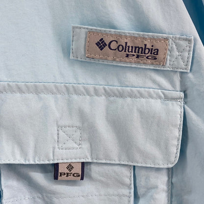 【中古品】【メンズ】 Columbia コロンビア PFG フィッシングシャツ 144-260322-WA-07-iwa カラー：ライトブルー 万代Net店