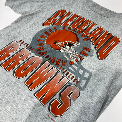 【中古品】【メンズ】 CLEVELAND BROWNS USA製 アメフト 半袖Tシャツ トップス 147-250831-NS-06-iwa サイズ：L カラー：グレー 万代Net店