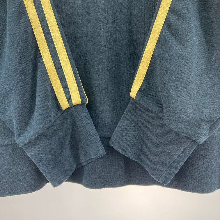 【中古品】【メンズ】 adidas アディダス ジップアップ パーカー 148-260322-WA-08-iwa サイズ：L カラー：ブラック 万代Net店