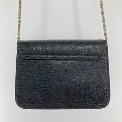 【現状渡し品】【レディース】 Furla フルラ METROPOLIS MINI SHOULDER メトロポリス ミニ ショルダーバッグ 180-250304-OR-06-iwa カラー：ブラック/ゴールド系 万代Net店