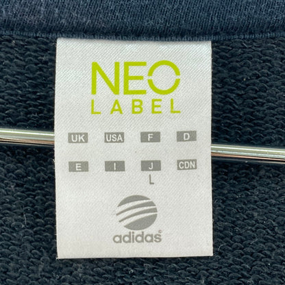 【中古品】【メンズ】 adidas アディダス ジップアップ パーカー 148-260322-WA-08-iwa サイズ：L カラー：ブラック 万代Net店