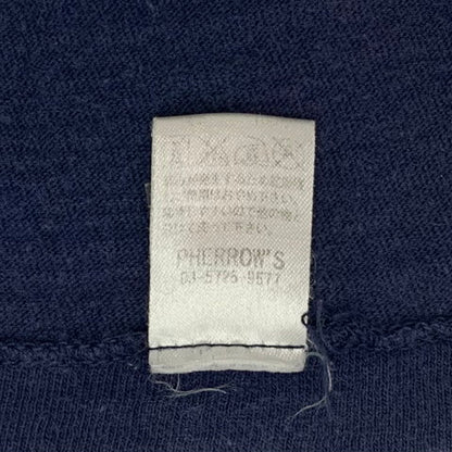 【現状渡し品】【メンズ】 Pherrow's フェローズ S/S TEE 半袖 Tシャツ トップス アメカジ系 145-251210-yu-04-fur サイズ：S カラー：ネイビー系 万代Net店